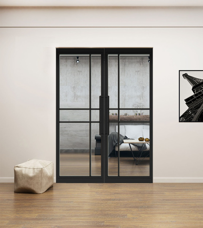 Dubbele Taatsdeur 6 vaks modern op maat gemaakt